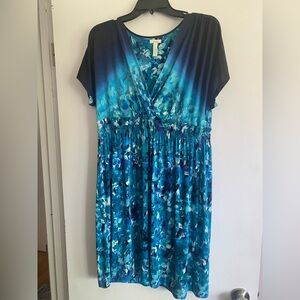 Soma Soft Stretchy Surplice Neck Dress- Size L